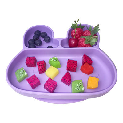 شراء تغذية الطفل Bpa الحرة شفط لوحة مخصصة شكل أرنب الغذاء الصف online manufacture