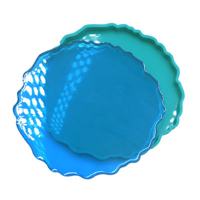 شراء قالب راتنج السيليكون المرن شكل غير منتظم كوستر راتنجات الايبوكسي online manufacture