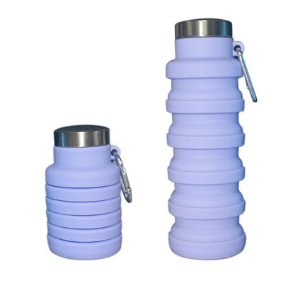 شراء High Quality Eco-friendly Sports 335ml Silicone Collapsible Water Bottle online manufacture