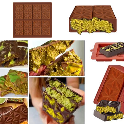 شراء MHC السيليكون دبي الشوكولاتة القالب المخصصة العميقة الصغرى صانعي القالب الشوكولاتة السيليكون online manufacture