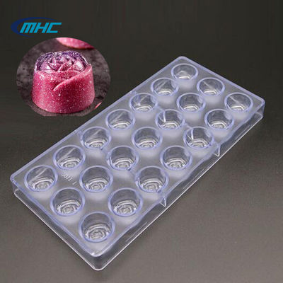 شراء مخزون MHC بوليكاربونات زهرة الوردة الشكل الشوكولاته القالب المعتمدة من قبل FDA online manufacture