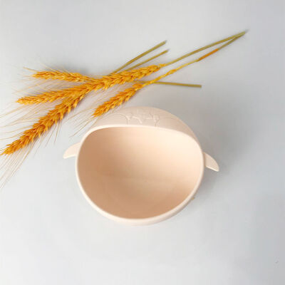شراء وعاء أطفال من السيليكون بقاعدة شفط للأطفال، وعاء سيليكون، متين، وعاء أطفال بيضاوي، آمن غذائيًا، آمن، آمن في غسالة الأطباق online manufacture