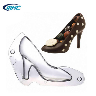 مخصص 3D عالية الكعب الأحذية الشوكولاته العفن أدوات الخبز البولي