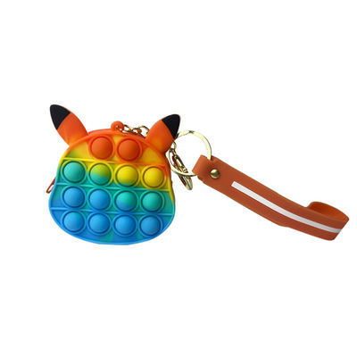 تخفف من الإجهاد سيليكون Poppet Fidget Purse ، لعبة محفظة Mhc Girls Popular Fingertip